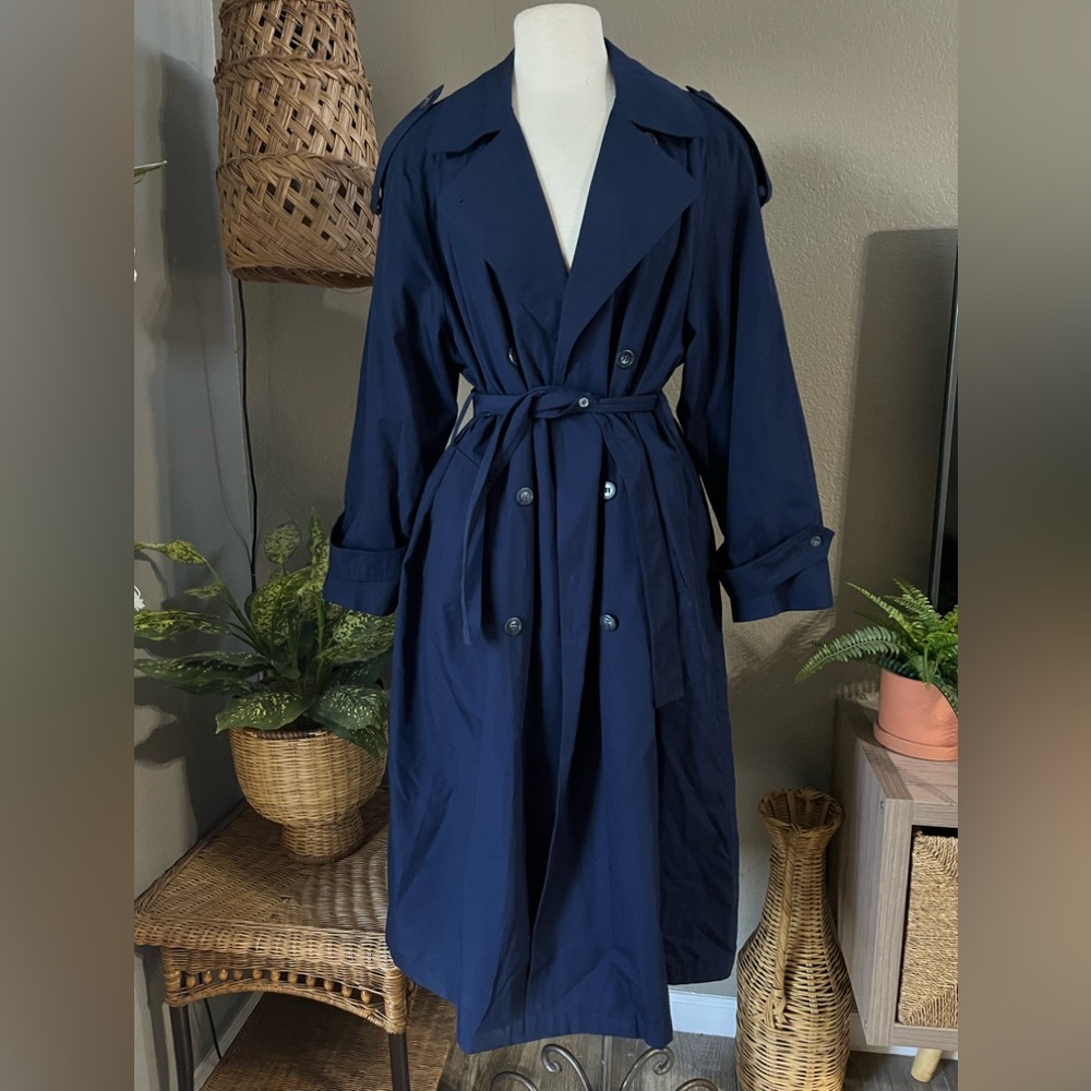 Towne From London Fog Trench Coat Unisex